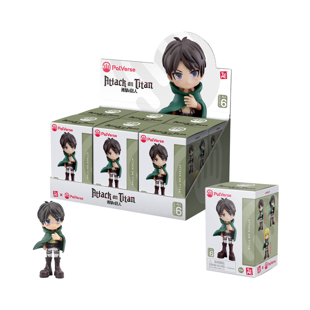 Figura sorpresa Attack On Titan 9cm surtido
