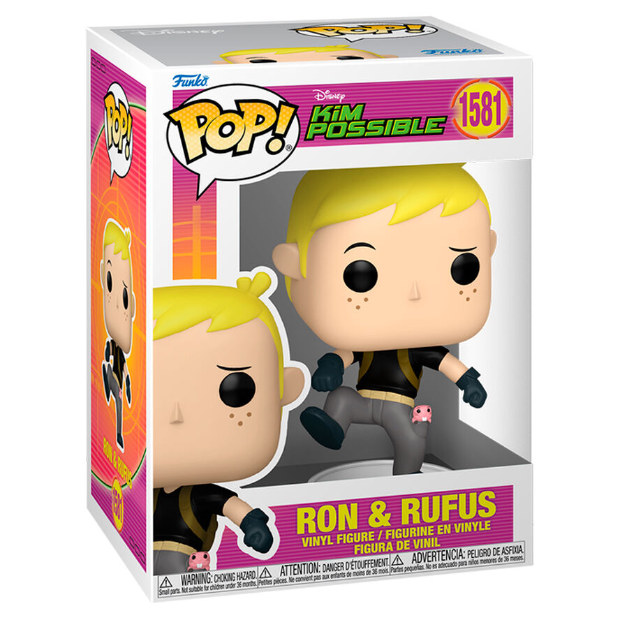 Figura POP Disney Kim Possible Ron & Rufus