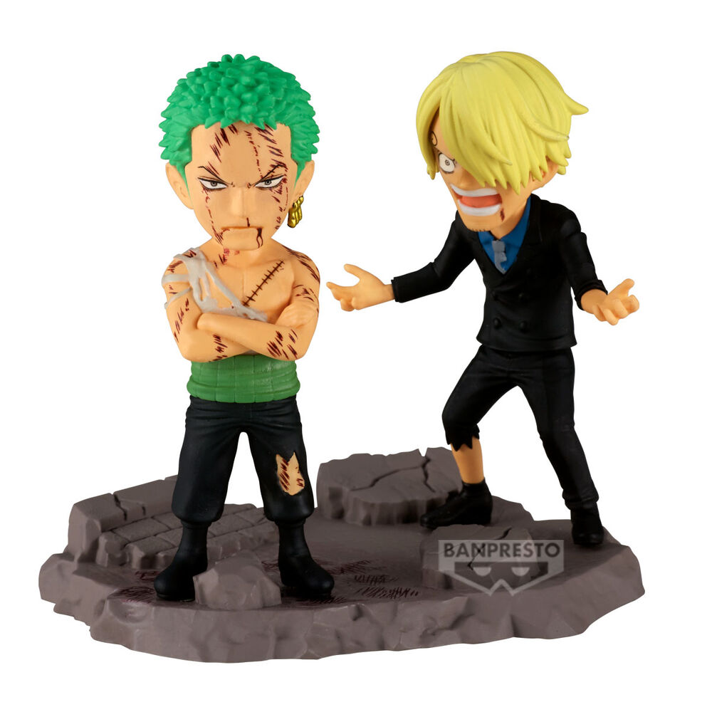 Figura Roronoa Zoro & Sanji One Piece 8cm