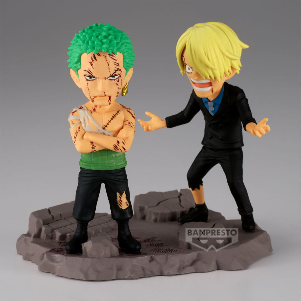 Figura Roronoa Zoro & Sanji One Piece 8cm