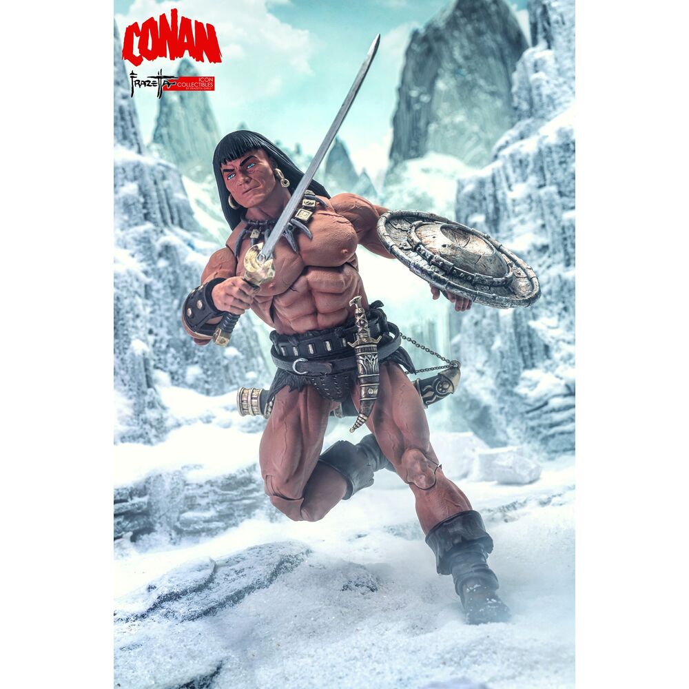 Figura Conan the Barbarian Frazetta Icon 17cm