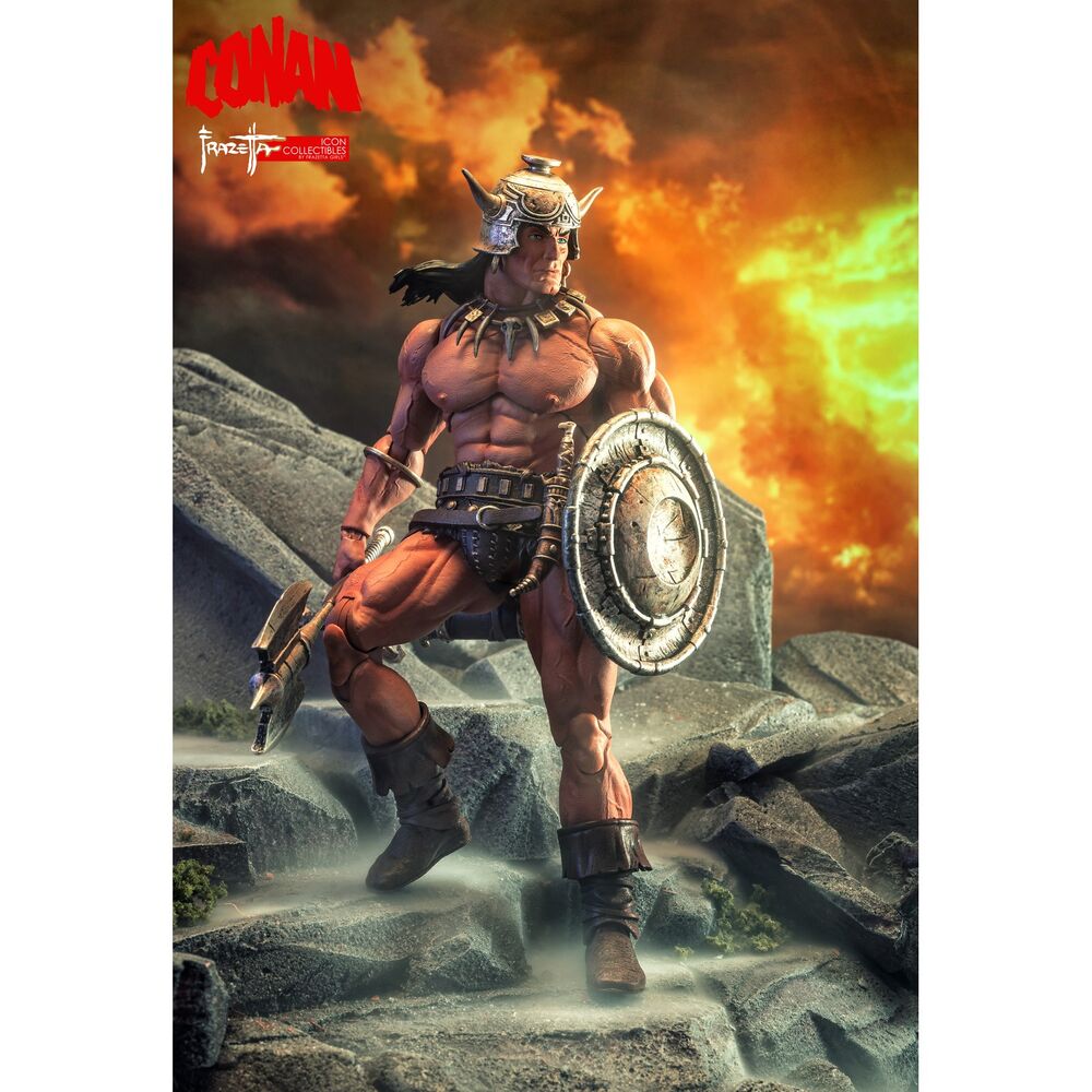 Figura Conan the Barbarian Frazetta Icon 17cm - Imagen 4