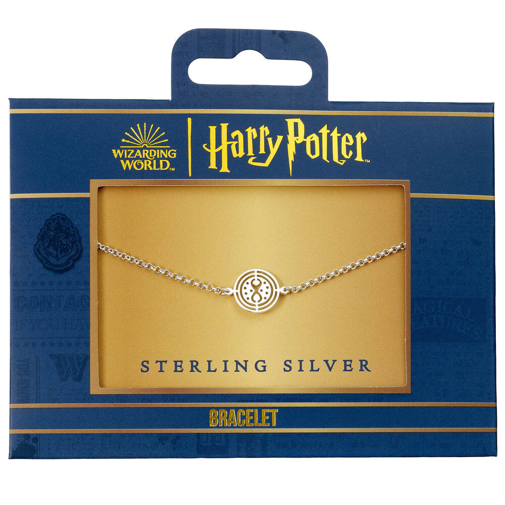 Pulsera Tornero del Tiempo Harry Potter plata de ley