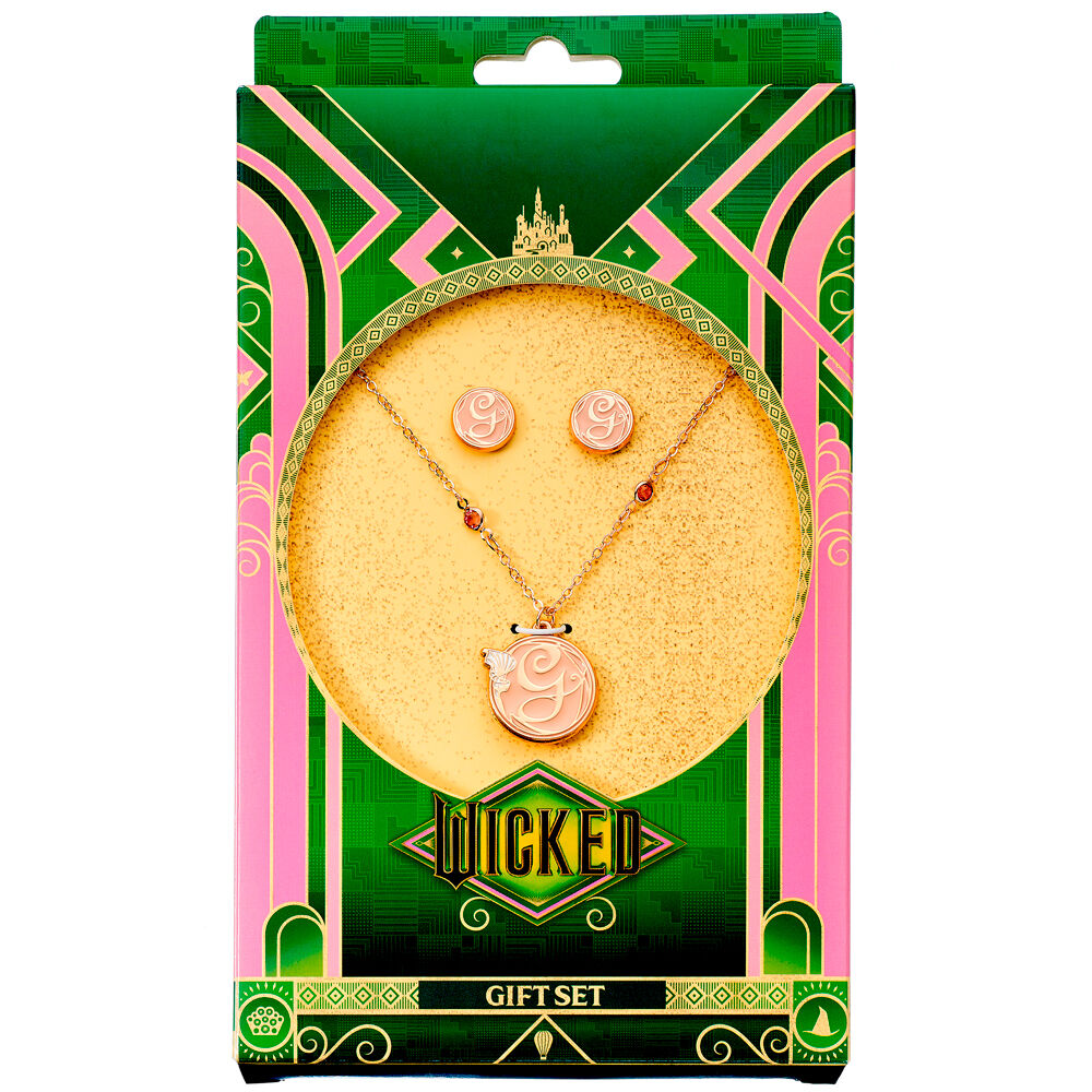 Set Colgante + pendientes Glinda Wicked