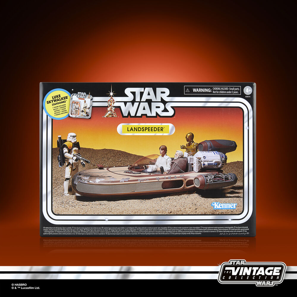Figura Luke Skywalker + Landspeeder Star Wars