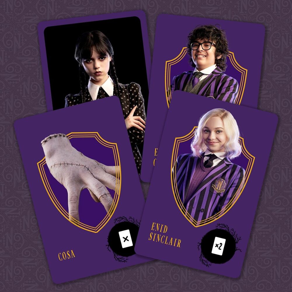 Juego de cartas Criaturas y Excluidos Miercoles Wednesday español - Imagen 3