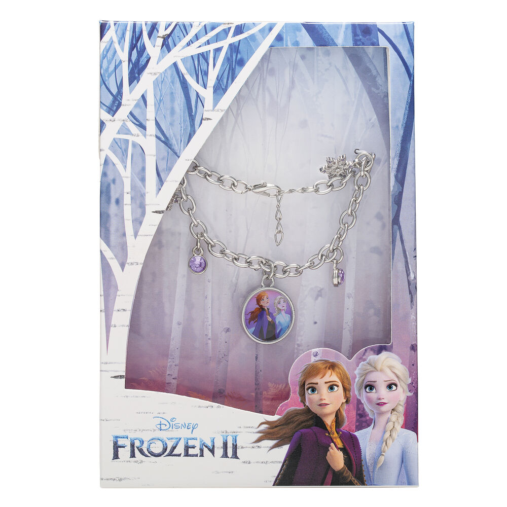 Pulsera charm Frozen Disney plata