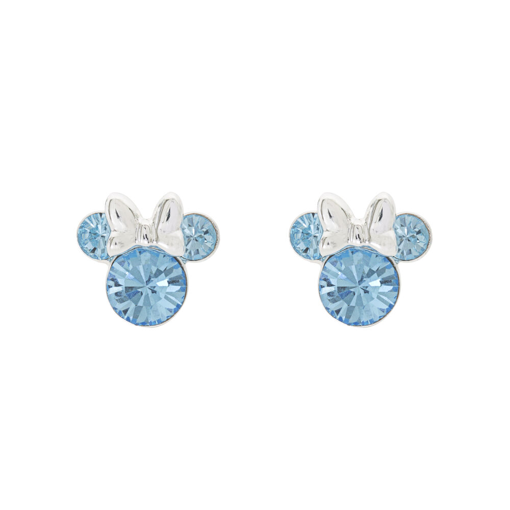 Pendientes Marzo Minnie Disney plata