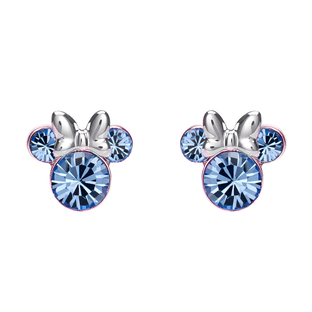 Pendientes Diciembre Minnie Disney plata