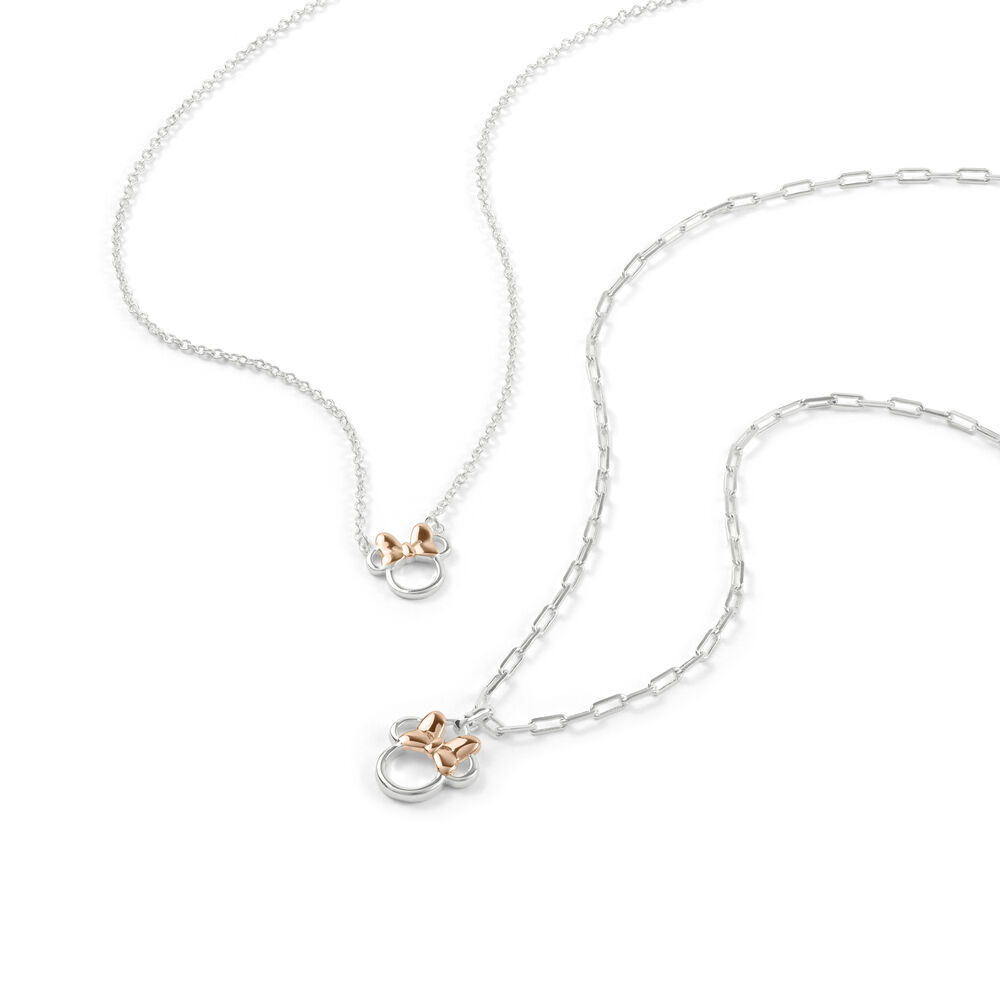 Set 2 Colgantes mama + hija Minnie Disney