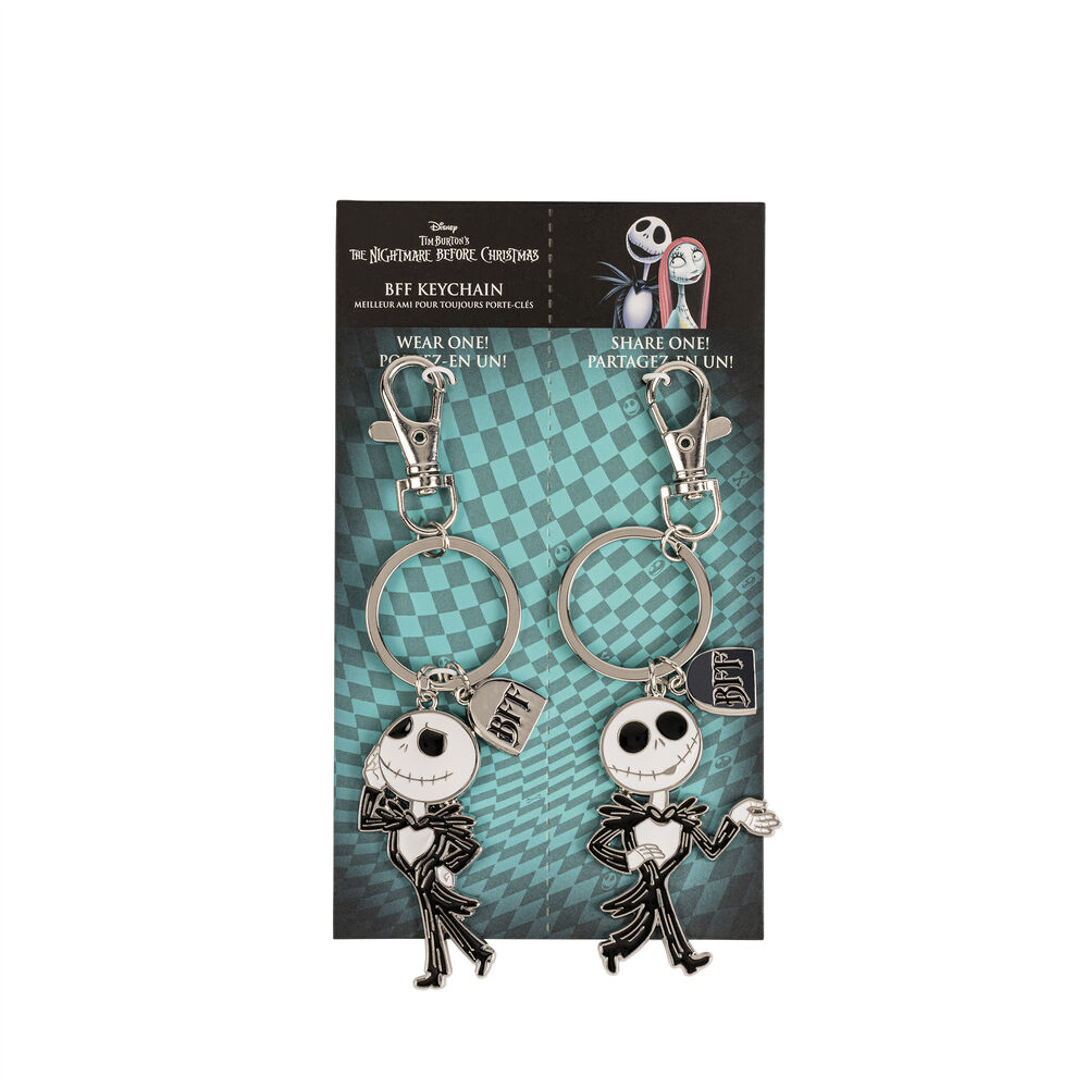 Set 2 Llaveros Jack Skellington Pesadilla Antes de Navidad Disney