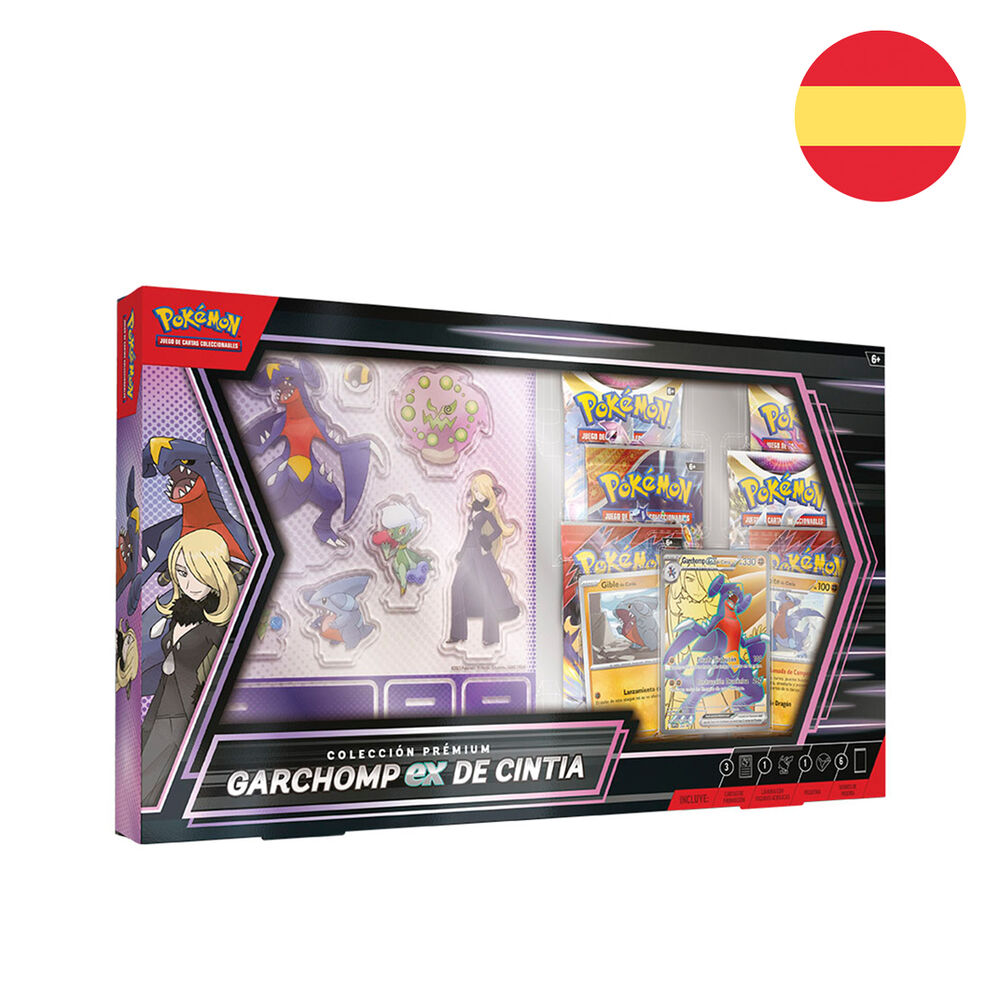 Blister cartas Garchomp ex de Cintia Juntos de Aventuras Pokemon español