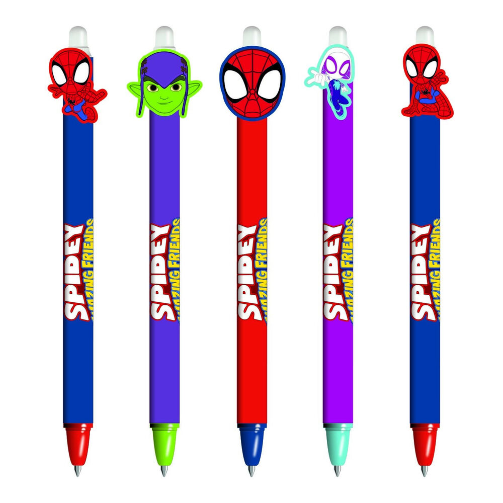 Boligrafo borrable Spidey and His Amazing Friends Marvel surtido
