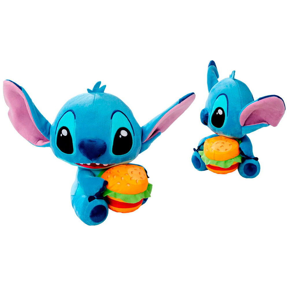 Peluche Stitch Hamburguesa Disney 25cm