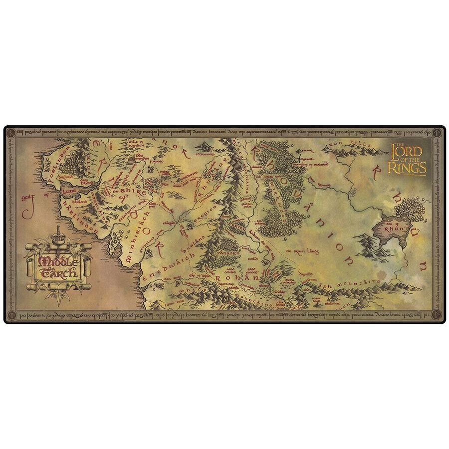 Alfombrilla gaming Mapa El Señor de los Anillos