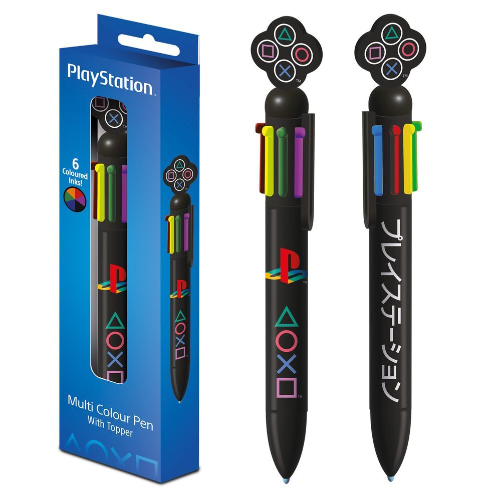 Set 2 boligrafos multicolor PlayStation