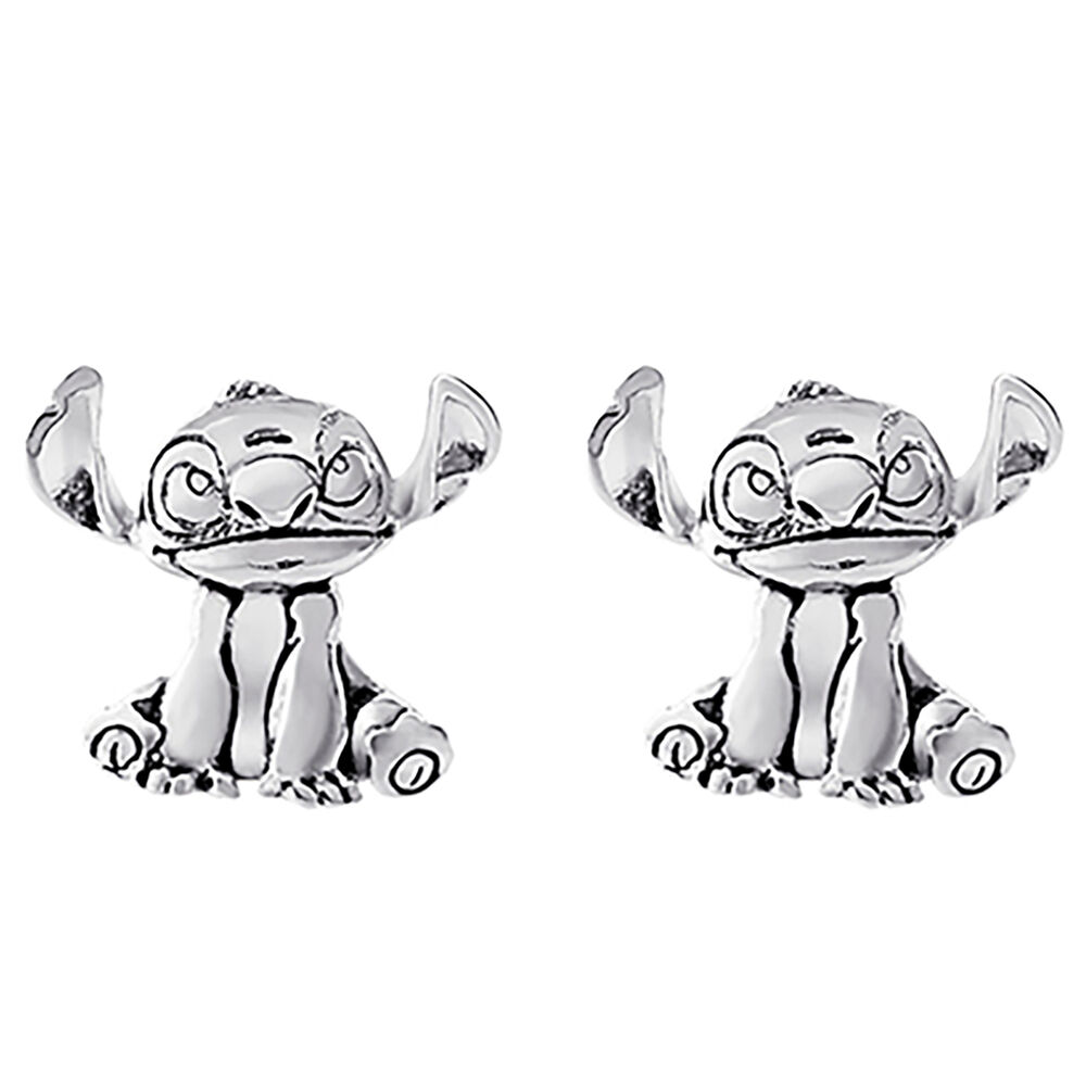 Pendientes Stitch Disney plata
