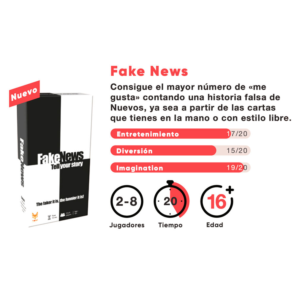 Juego de mesa Fake News español