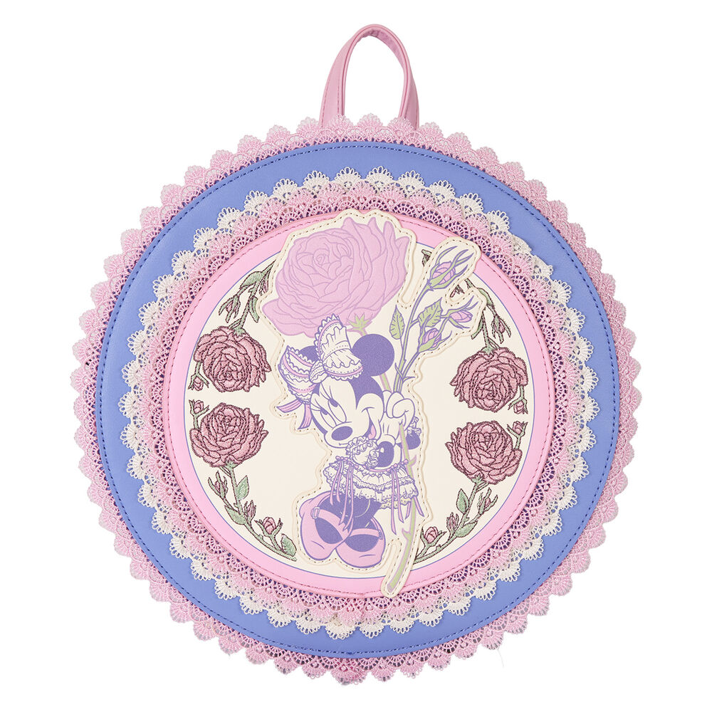 Mochila Floral Minnie Disney Loungefly 23cm