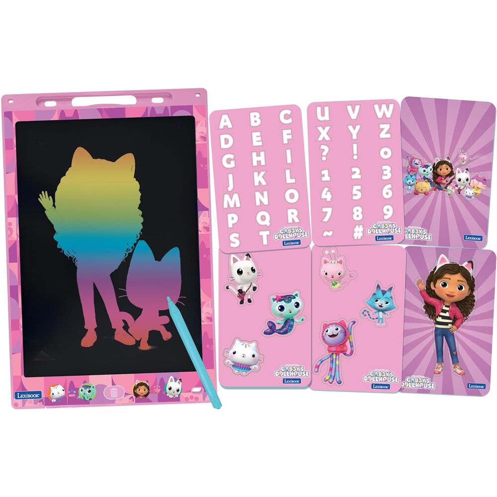 Pizarra magica educativa La Casa de Muñecas de Gabby