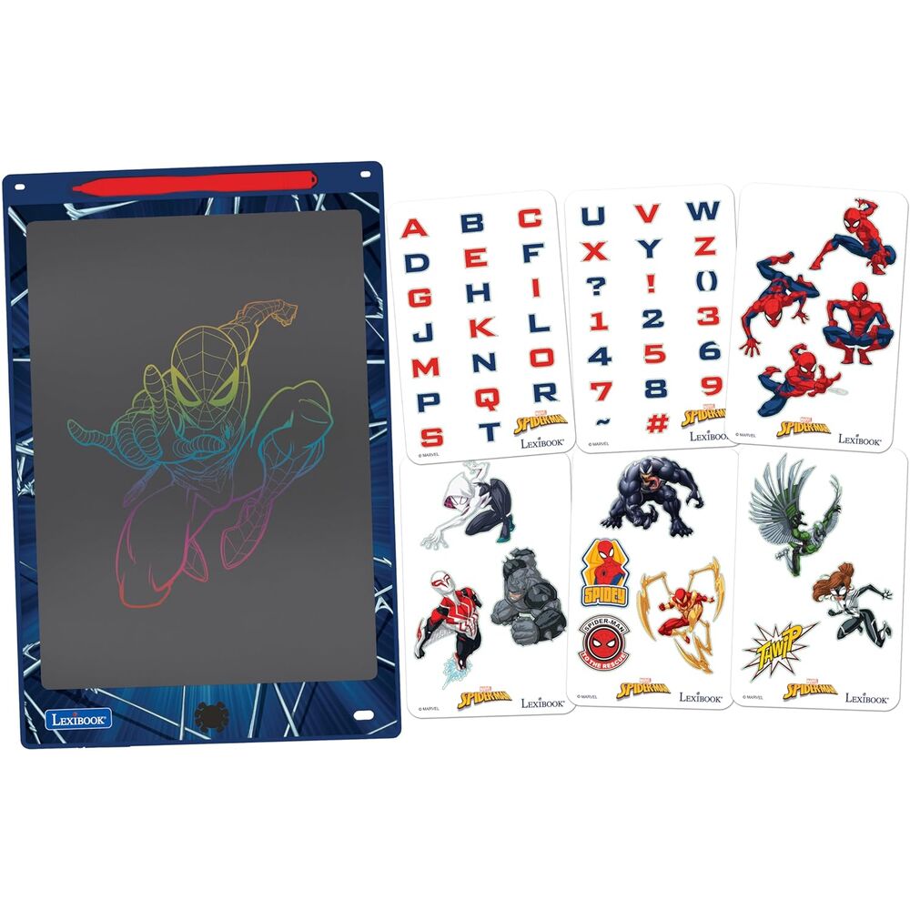 Pizarra magica educativa Spiderman Marvel