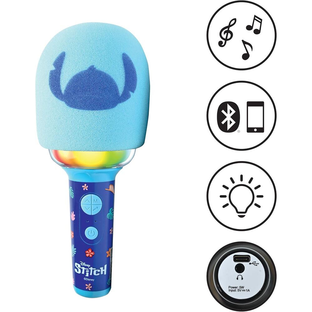 Microfono Karaoke Stitch Disney