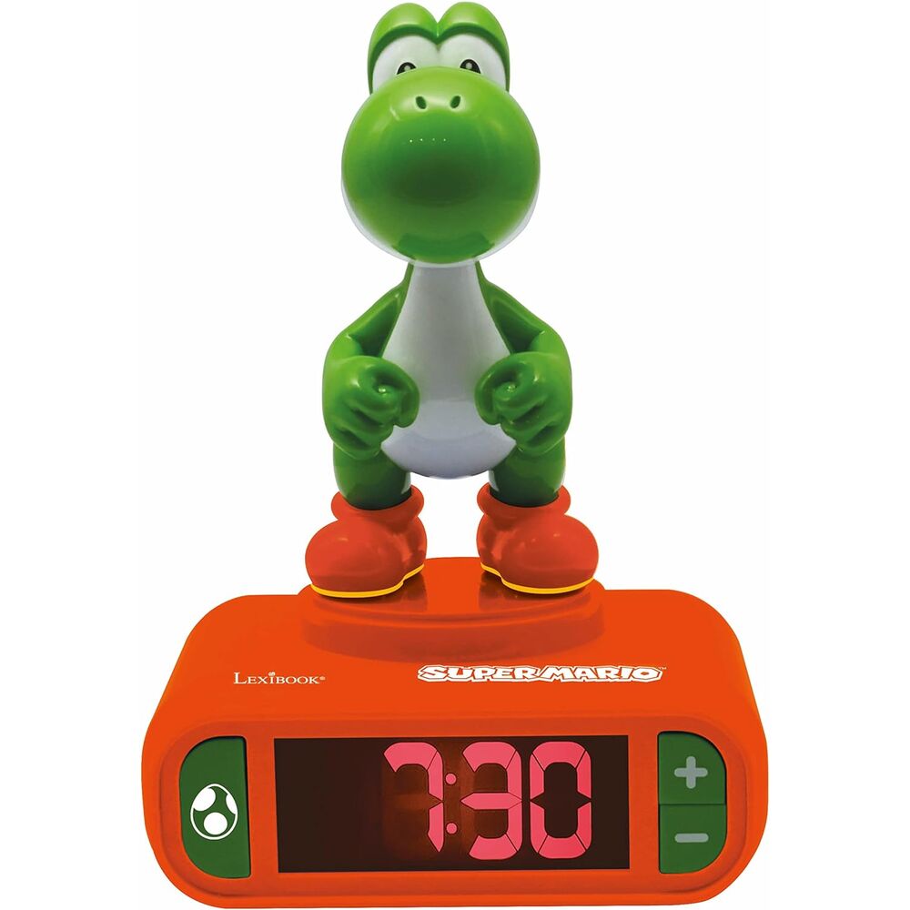 Despertador digital luz nocturna Yoshi Super Mario Bros