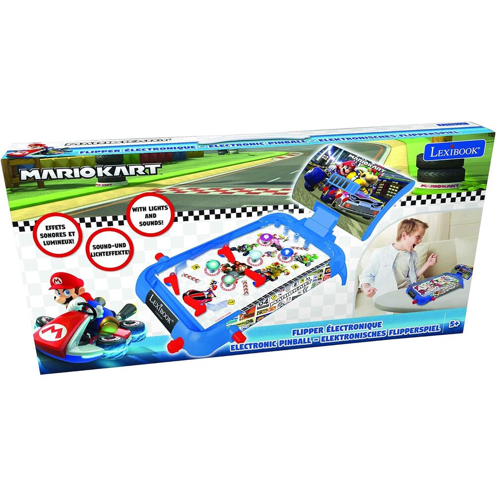 Juego Pinball de mesa electronico Mario Kart