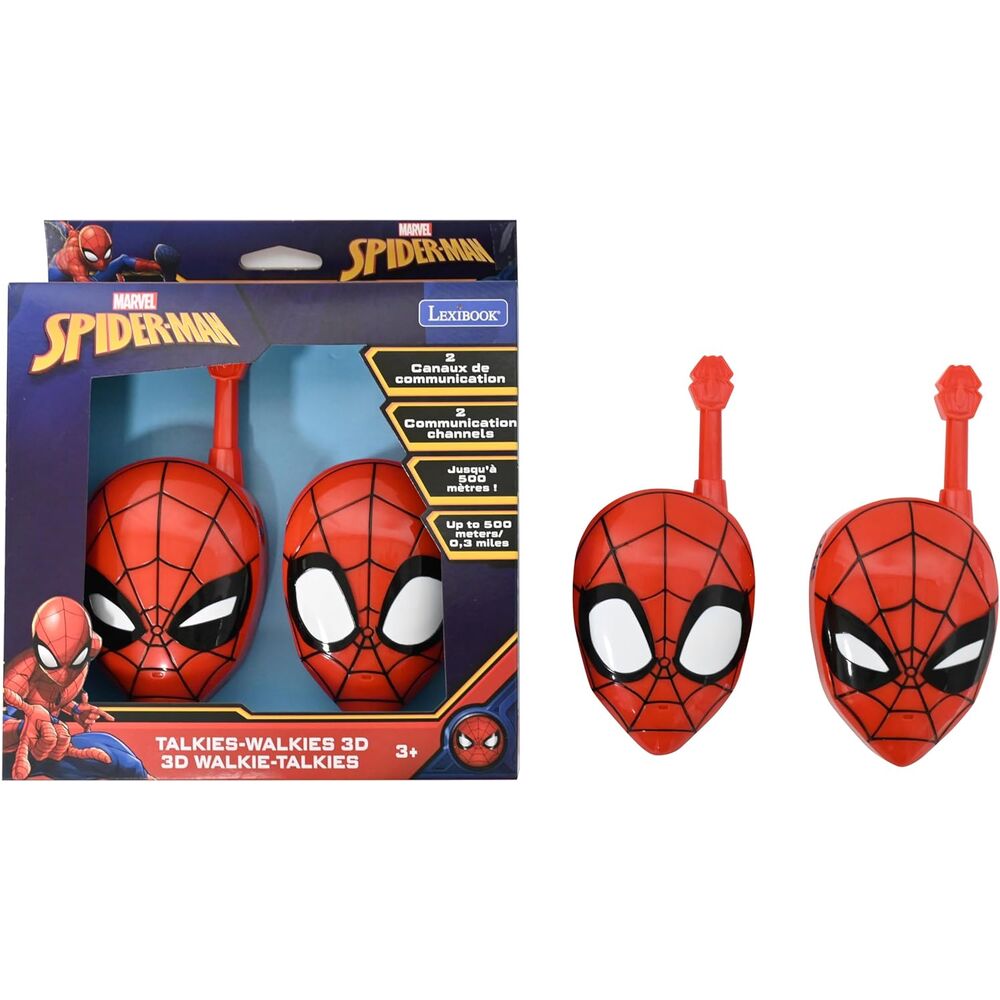 Walkie Talkie 3D Spiderman Marvel