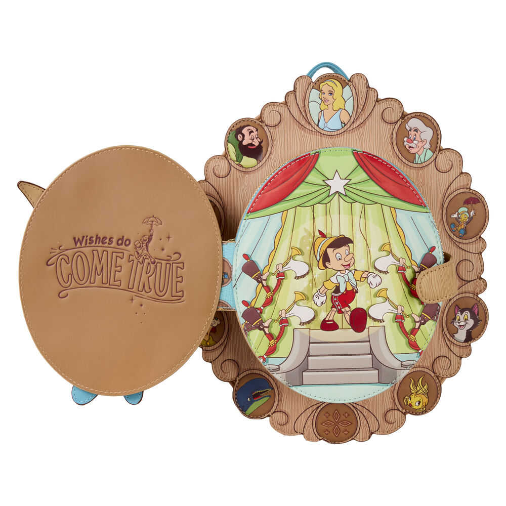 Mochila Cameo Pinocho Disney Loungefly 28cm