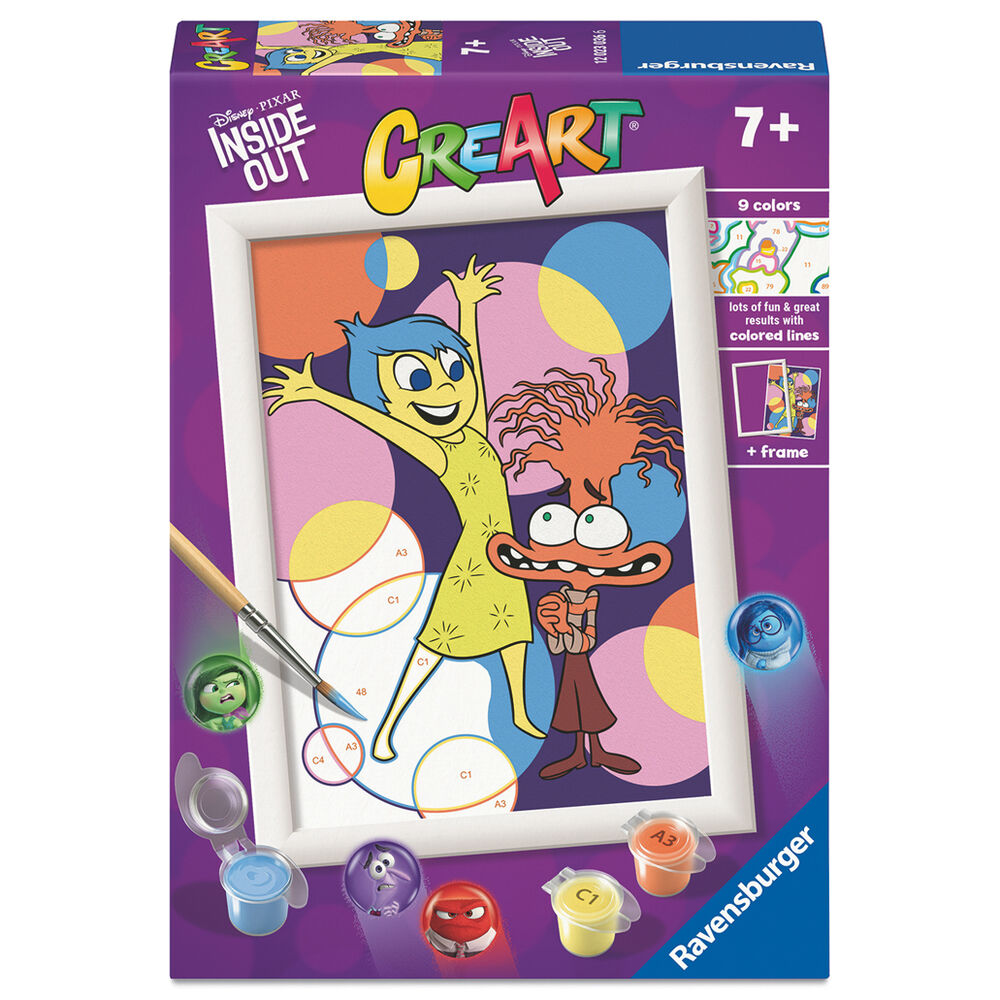 Kit de pintura CreArt Del Reves Disney Pixar