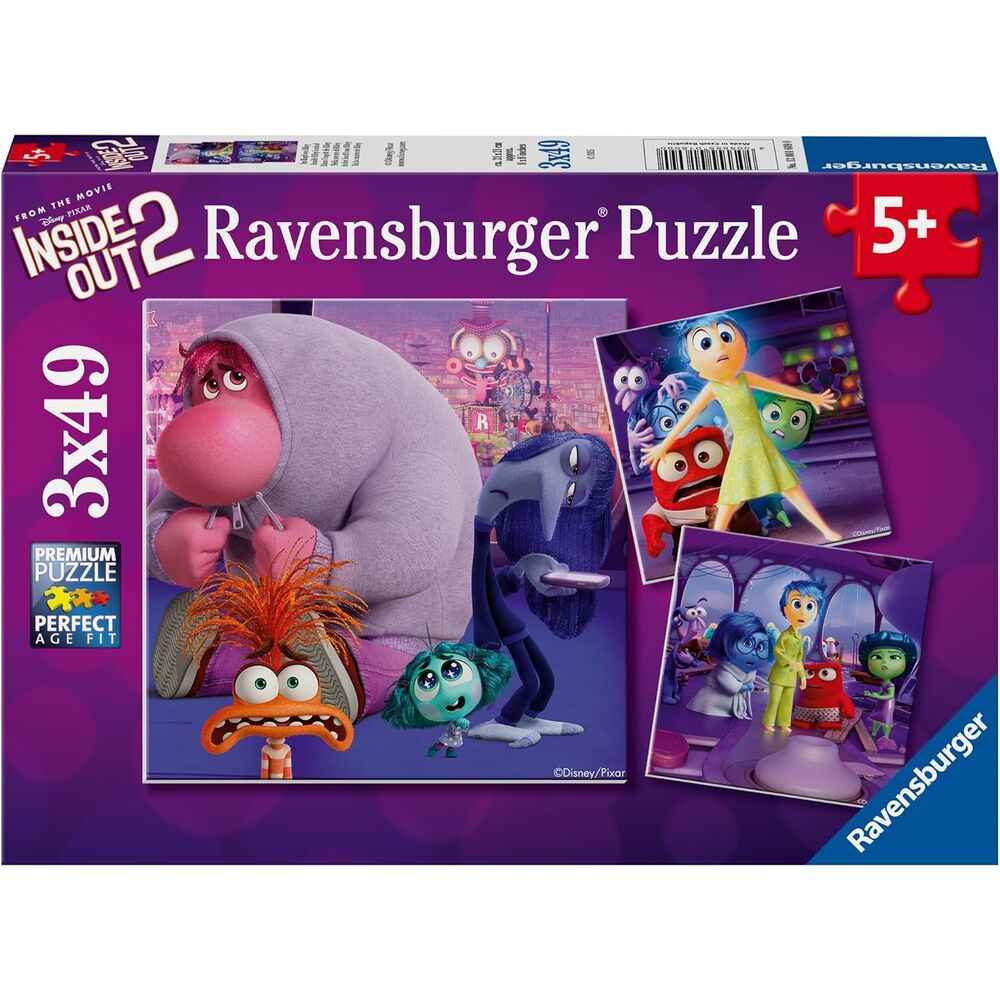 Puzzle Del Reves 2 Disney Pixar 3x49pzs
