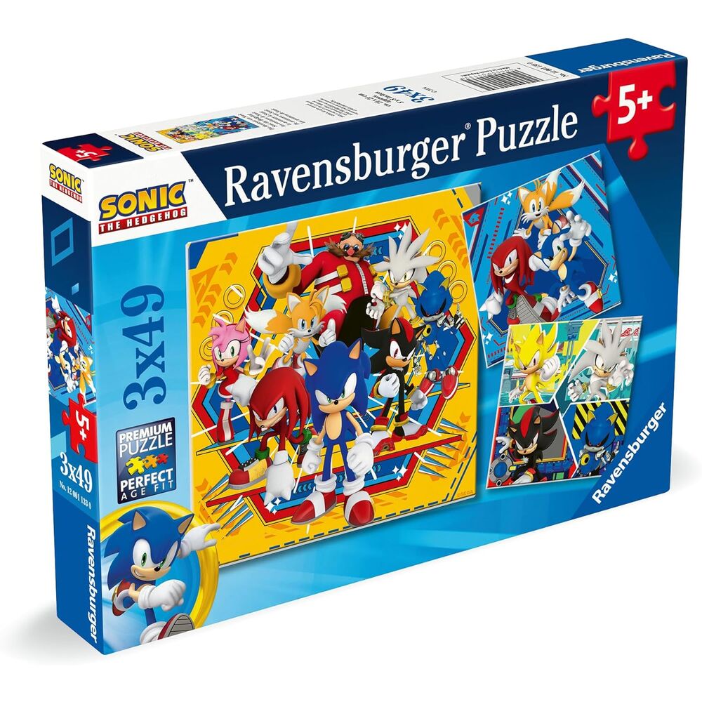 Puzzle Sonic the Hedgehog 3x49pzs