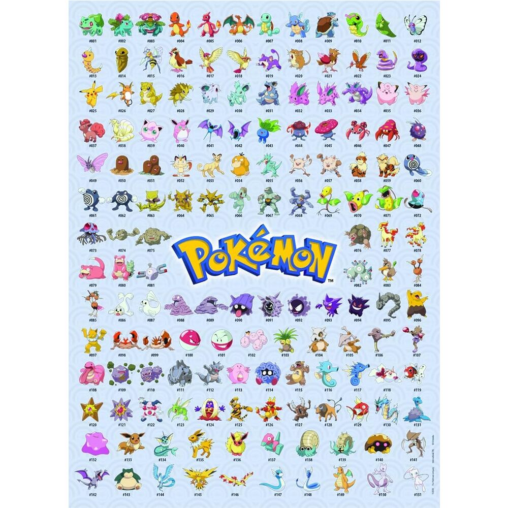 Puzzle Pokemon 500pzs