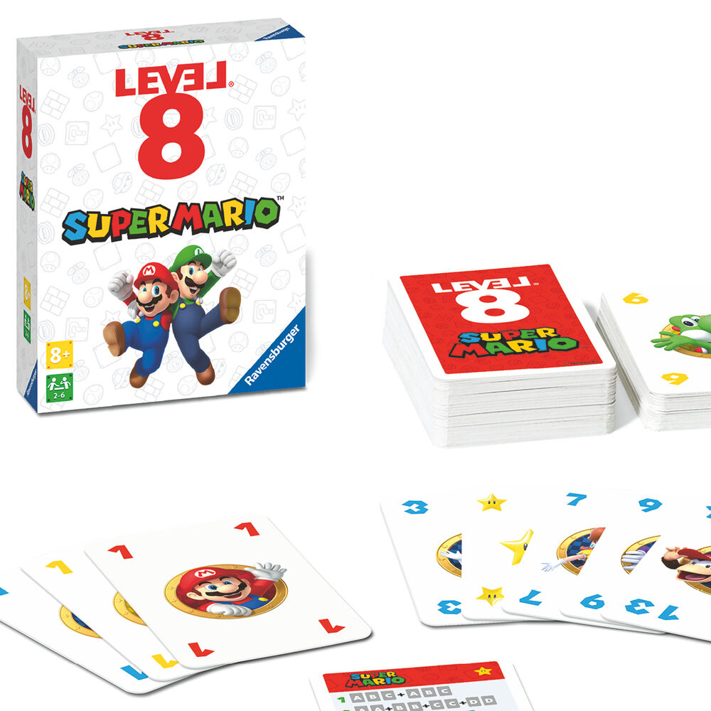 Juego de Cartas Level 8 Super Mario Bros