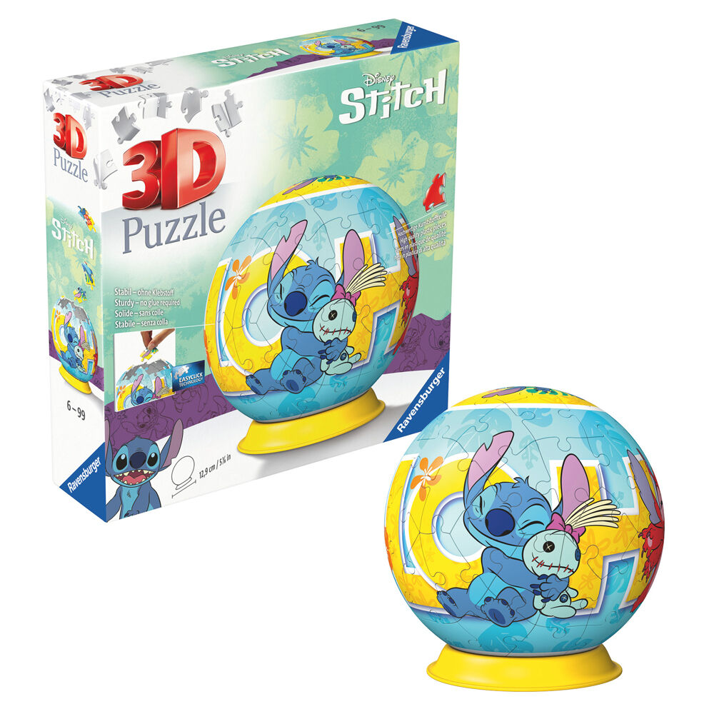Puzzle 3D Stitch Disney 72pzs