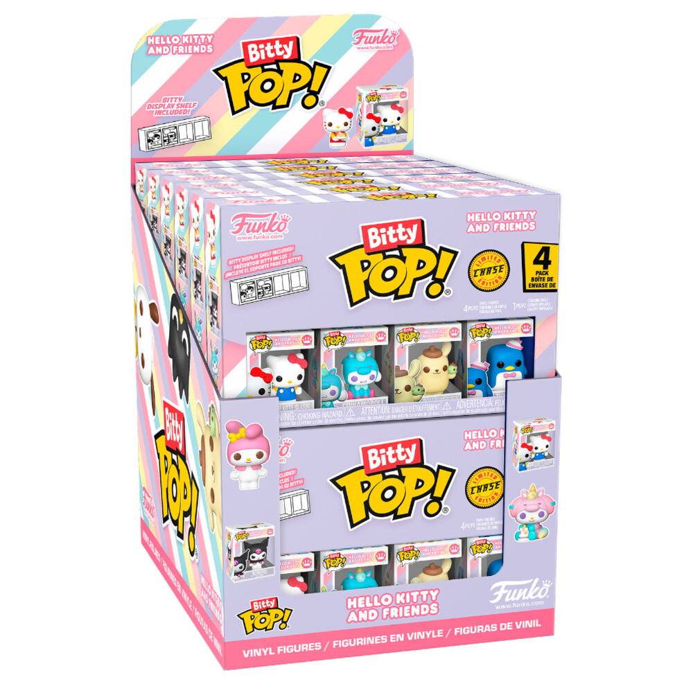 Blister 4 figuras Bitty POP Hello Kitty and Friends surtido