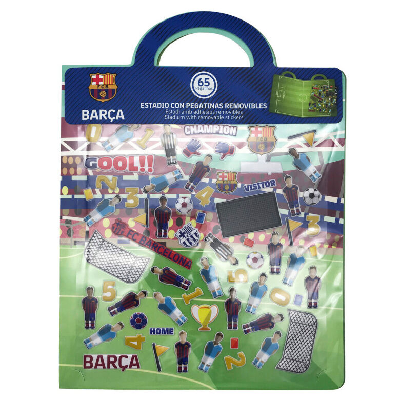 Libro de Pegatinas Reutilizables 3D Estadio FC Barcelona