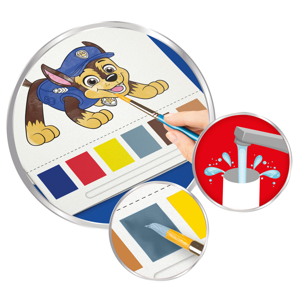 Bloc Dibujo Acuarelas Patrulla Canina Paw Patrol