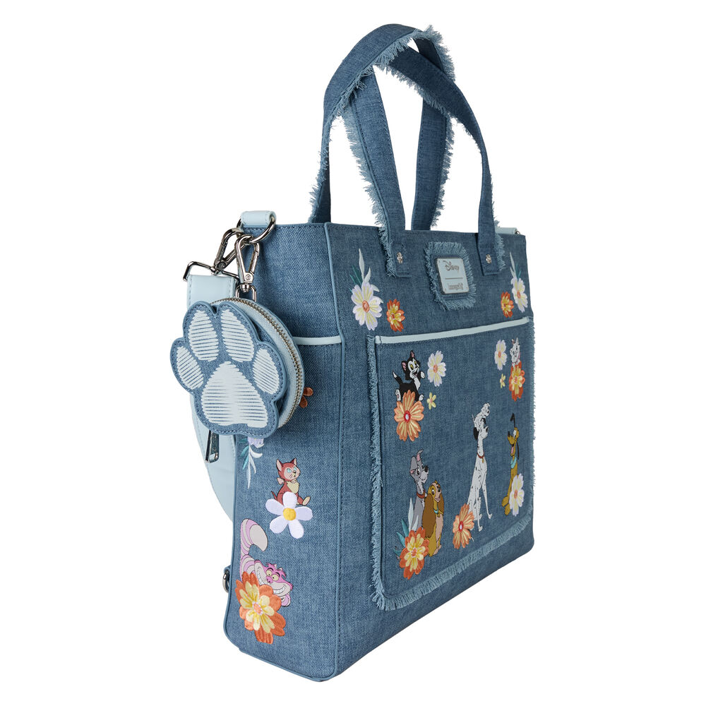 Bolso Mochila + Monedero Denim Disney Loungefly