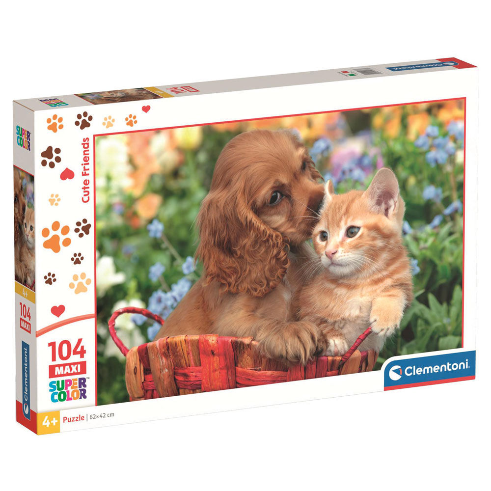 Puzzle maxi Amigos Simpaticos 104pzs
