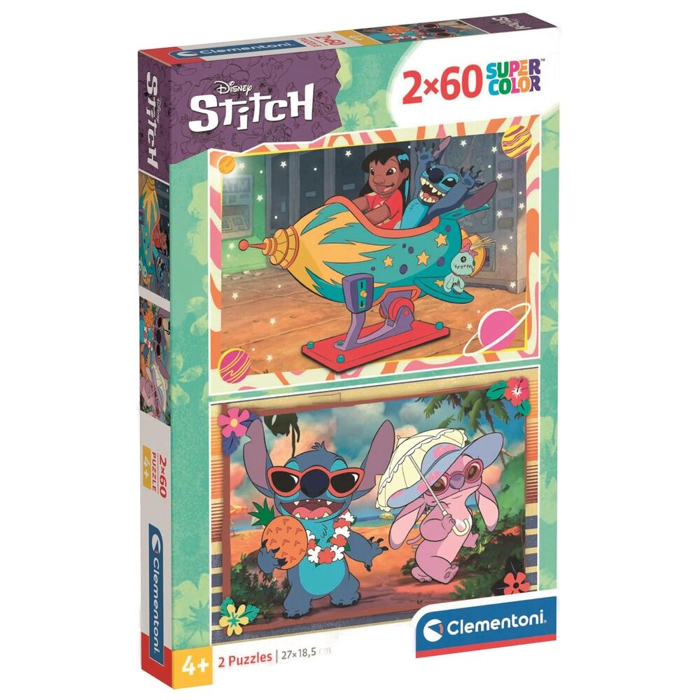 Puzzle Stitch Disney 2x60pzs