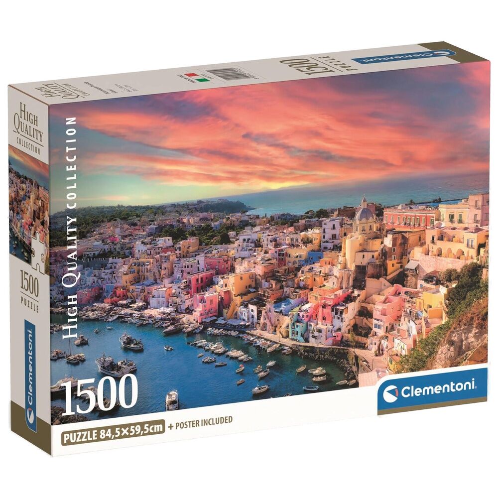 Puzzle Picturesque Procida Island High Quality 1500pzs