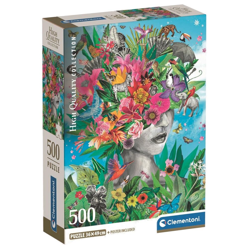 Puzzle Head in the Jungle High Quality 500pzs
