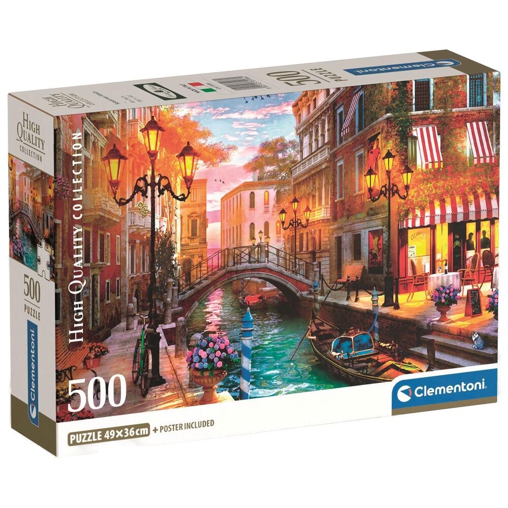 Puzzle Sunset Over Venice High Quality 500pzs