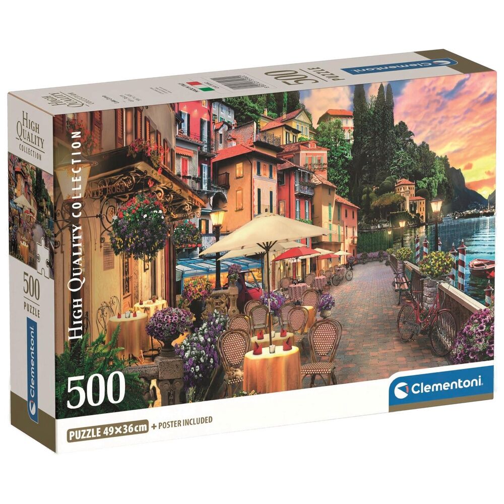 Puzzle Lake Como High Quality 500pzs
