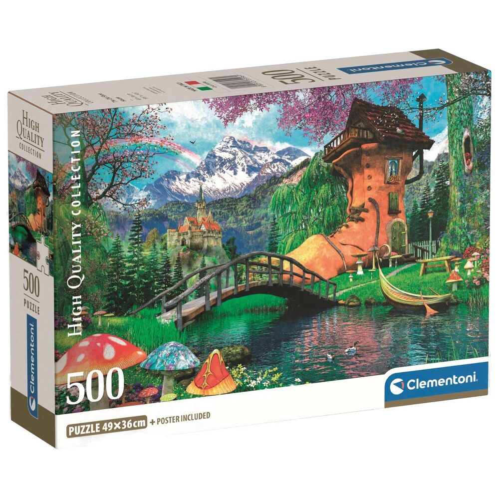Puzzle The Old Shoe House High Quality 500pzs