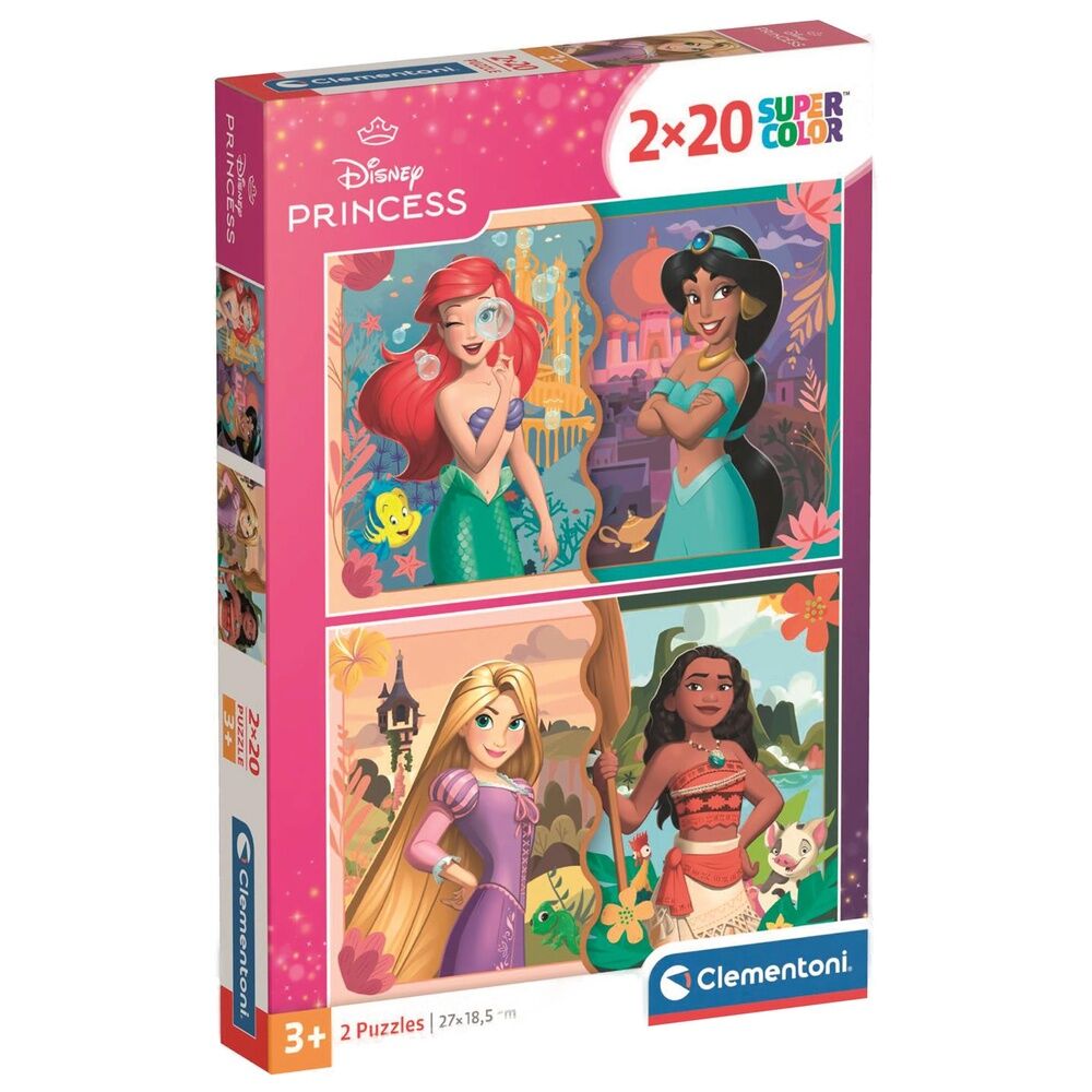 Puzzle Princesas Disney 2x20pzs