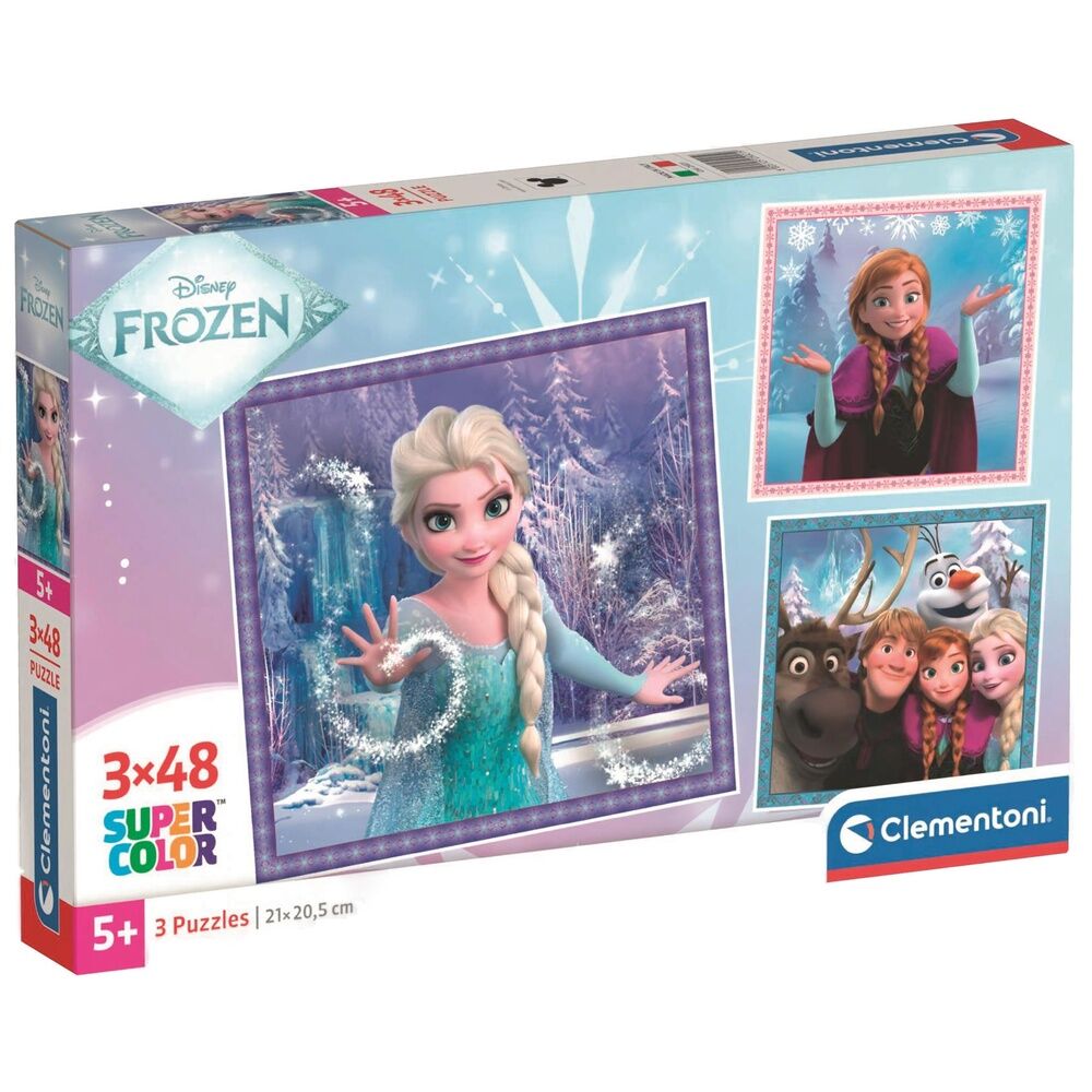 Puzzle Frozen Disney 3x48pzs