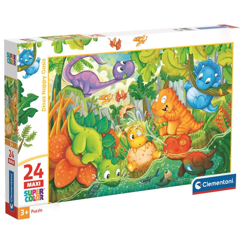 Puzzle maxi Dinos Happy Oasis 24pzs
